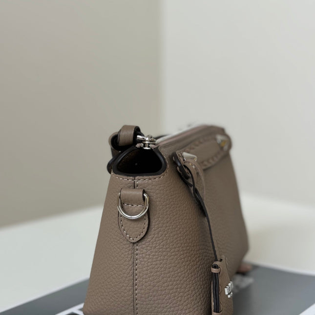 BY THE WAY SELLERIA MINI 20 IN MEDIUM BROWN GRAINED CALFSKIN