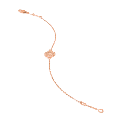 CLOVER PINK GOLD BRACELET