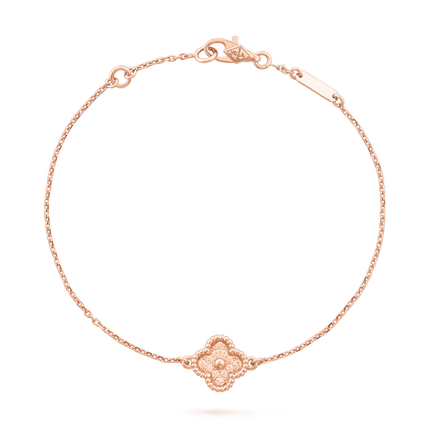 CLOVER PINK GOLD BRACELET