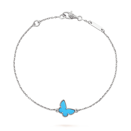 BUTTERFLY TURQUOISE SILVER BRACELET